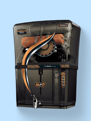 Alfa | Smokey Black Copper RO Water Purifier