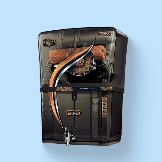 Alfa | Smokey Black Copper RO Water Purifier