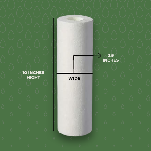 Pre-Filter Spun (10" inches, 5 Micron) compatible for all Water Purifiers